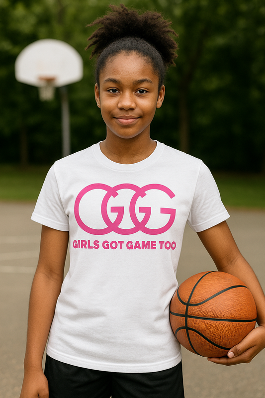 Girls Got Game Too  Logo Tee (YOUTH)